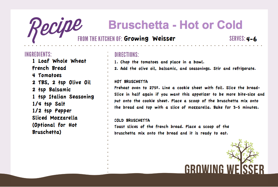 Bruschetta Recipe copy